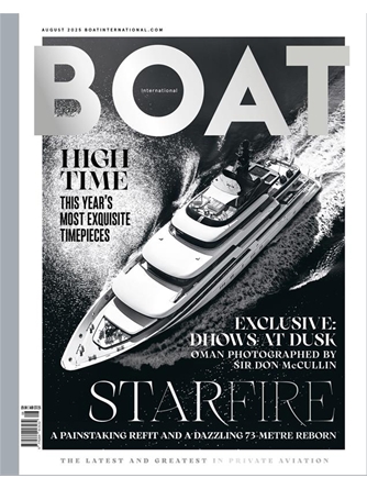 BOAT International August 2025 cover