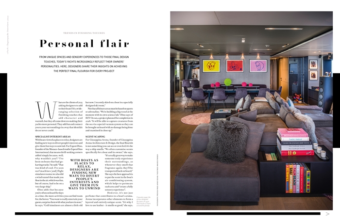 Superyacht Interiors Vol 8 - Example spread 1