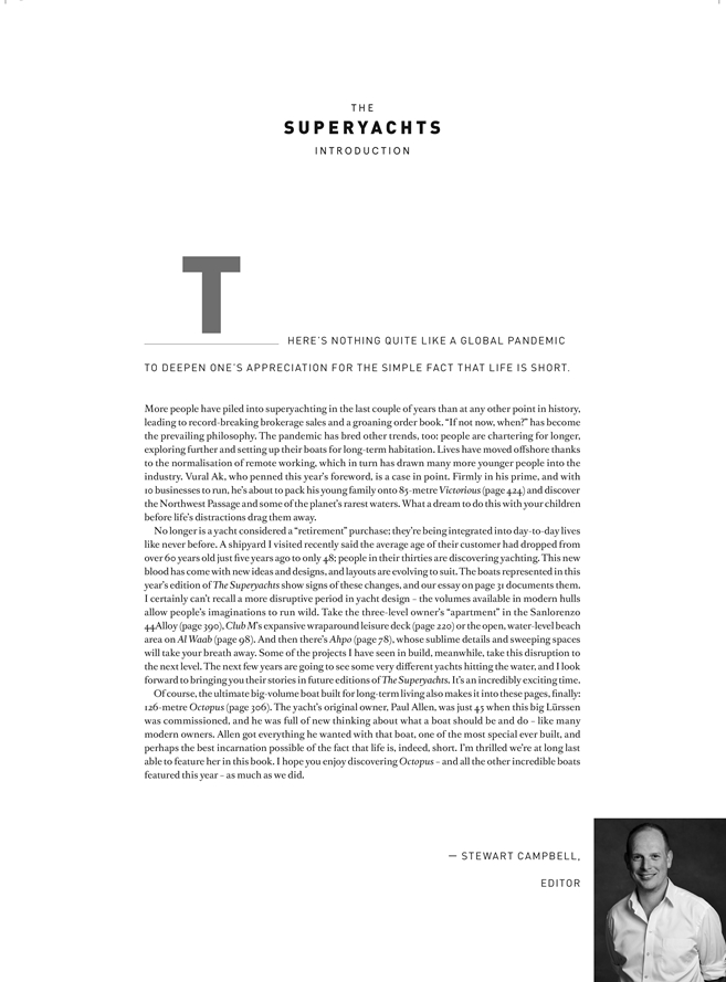 The Superyachts Volume 36 - Introduction