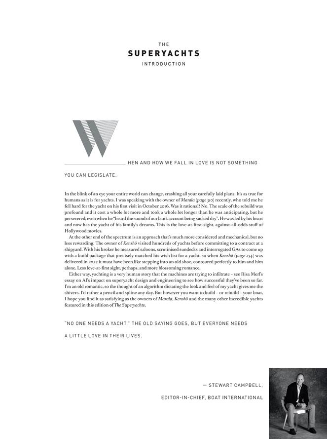 The Superyachts Volume 37 Introduction