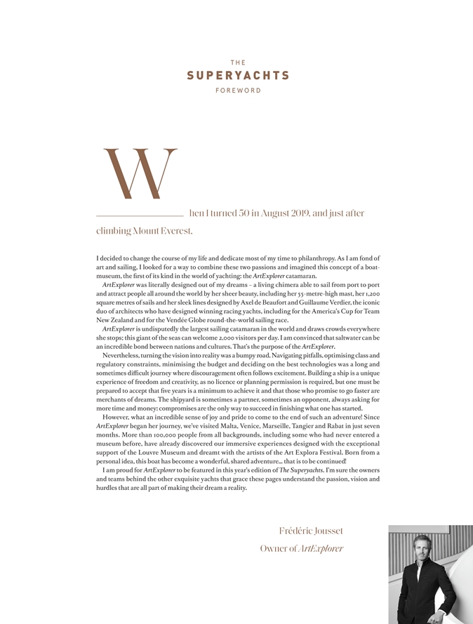The Superyachts Volume 38 - Foreward